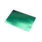 Lot de 10 feuilles cartonnées metallisee 500x650mm 225g     coloris vert