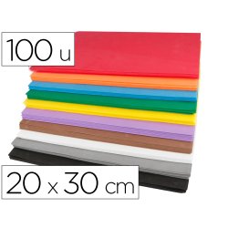 Maxi pack mousse eva innspiro 1mm 200x300mm 10 coupons      coloris assortis lot 100      plaques