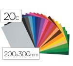 Mousse eva innspiro adhesive 2mm 200x300mm 20 coupons      coloris assortis