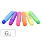 Baton gouache stick'color solide tous supports coloris  fluo assortis boite 6 unites