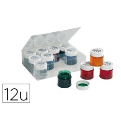 Vernis vitrail o'color 50ml base eau sans solvent coloris assortis coffret 12 unites