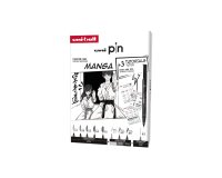 Coffret d'initiation uni pin 'MANGA', 9 pièces