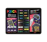 Mallette posca marqueur les insolites 20 unites coloris   assortis