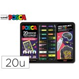 Mallette posca marqueur les insolites 20 unites coloris   assortis