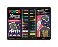 Mallette posca marqueur les insolites 20 unites coloris   assortis