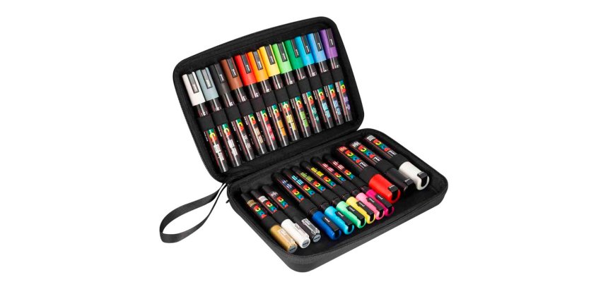 Marqueur à pigment, mallette de 24 pièces