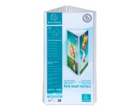 Porte-visuel tryptique DL - Cristal