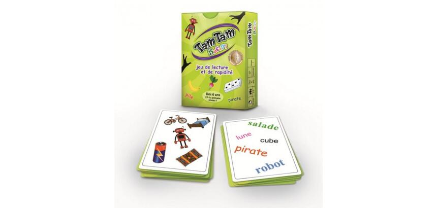Jeu interdacta tam tam safari cp niveau 1 42 cartes + 1     carte lexique + 1 regle du    jeu