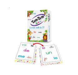 Jeu interdacta tam tam safari les mots-outils du cp 52      cartes + 2 lexiques
