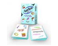 Jeu interdacta tam tam safari ce1 42 cartes + 1 carte       lexique + 1 regle du jeu