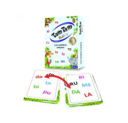 Jeu interdacta tam tam syllabes 42 cartes + 1 regle  du jeu