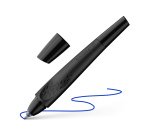 Roller a cartouche schneider breeze grip antiderapant      trait moyen encre bleu royal  effacable coloris noir-noir
