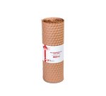 Bulle papier gpv kraft pure pate 1 couche 90gr rouleau    0,35x10m coloris brun