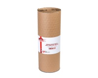Bulle papier gpv kraft recycle 2 couches 200gr       rouleau 0,35x5m coloris brun