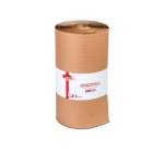 Bulle papier gpv kraft recycle 2 couches 200gr       rouleau 0,35x10m coloris brun