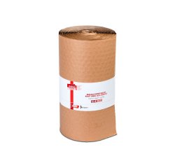 Bulle papier gpv kraft recycle 2 couches 200gr       rouleau 0,35x10m coloris brun