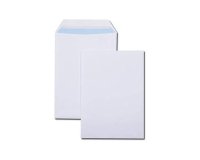 Pochettes blanches c5 90g adhesives 162x229mm pefc eco  boite de 500 unites