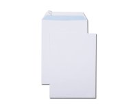 Pochettes blanches c4 90g adhesives 229x324mm pefc eco  boite de 250 unites