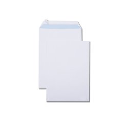 Pochettes blanches c4 90g adhesives 229x324mm pefc eco  boite de 250 unites