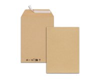Pochettes kraft brun c5 90g adhesives 162x229mm pefc eco  boite de 500 unites