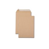 Pochettes kraft brun c4 90g adhesives 229x324mm pefc eco  boite de 250 unites