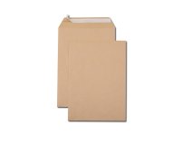 Pochettes kraft brun c4 90g adhesives 229x324mm pefc eco  boite de 250 unites