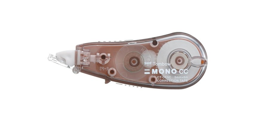 Correcteur tombow mono cce5 frontal ruban 6mx5mm coloris  beige