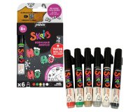 Marqueur peinture pebeo skrib acrylique noel pointe 4mm     coloris assortis set 6 unites