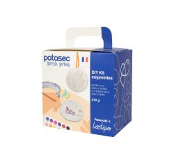 Kit empreinte sodertex patasec pate a modeler        autodurcissante pot 140 g     coloris blanc boite 2 unites