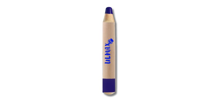 Crayon gras ulmann ulmax coloris bleu boite 10 unites