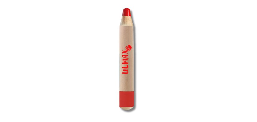 Crayon gras ulmann ulmax coloris rouge boite 10 unites