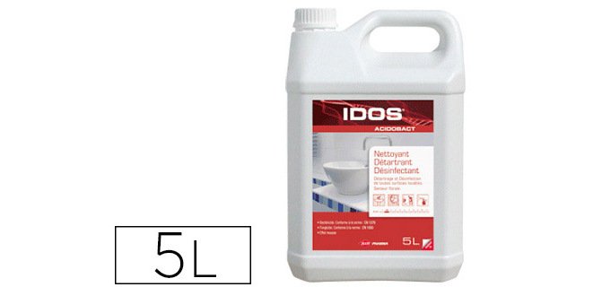Nettoyant coldis idos acidobact nettoie détartre désinfecte désodorise surfaces lavables effet mousse bidon 5l