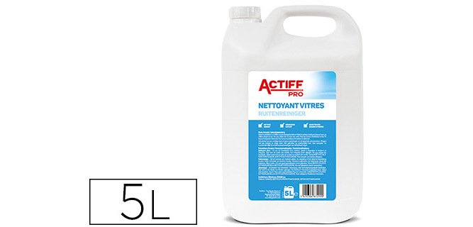 Lave-vitres coldis actiff pro nettoie dégraisse fait briller vitres surfaces modernes bidon 5l