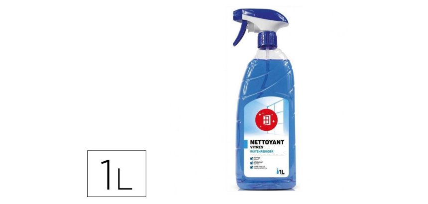 Lave-vitres coldis actiff pro nettoie dégraisse fait briller vitres surfaces modernes pistolet 1l