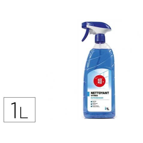 Lave-vitres coldis actiff pro nettoie dégraisse fait briller vitres surfaces modernes pistolet 1l
