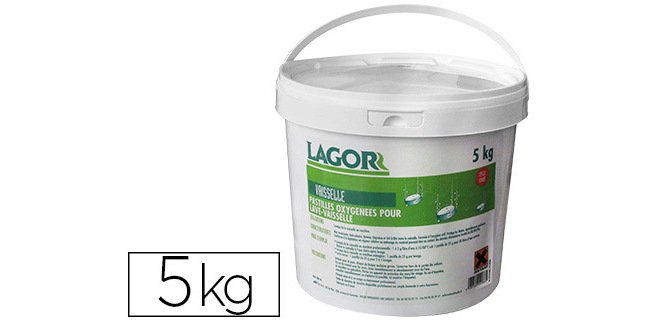 Pastille coldis oxygénée machine lave-vaisselle nettoie dégraisse désincruste profondeur seau 5kg 200 unités