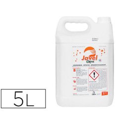 Eau de javel coldis 9 degrés 2.6% chlore actif nettoie désodorise désinfecte blanchit bidon 5l