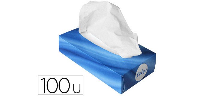 Mouchoir coldis lolys 2 plis confort douceur résistance coloris blanc boîte 100u