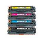 Toner laser compatible clover hp noir/cyan/magenta/jaune pack 4 couleur