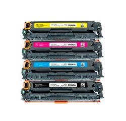 Toner laser compatible clover hp noir/cyan/magenta/jaune pack 4 couleur