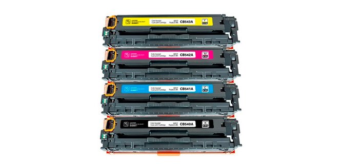 Toner laser compatible clover hp noir/cyan/magenta/jaune pack 4 couleur