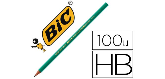 Crayon graphite bic 650 eco evolution hb pack de 95 + 5 offerts