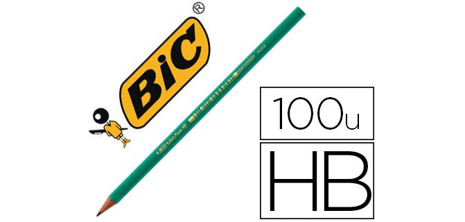 Crayon graphite bic 650 eco evolution hb pack de 95 + 5 offerts