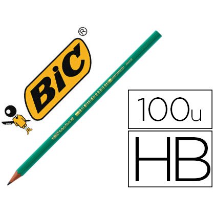 Crayon graphite bic 650 eco evolution hb pack de 95 + 5 offerts