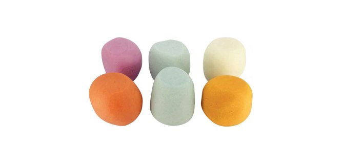 Pâte à modeler pébéo set decouverte xxl coloris vifs 6 pots 350g