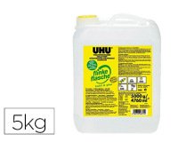 Colle uhu twist&glue sans solvant transparente multi-materiaux bidon de 5kg