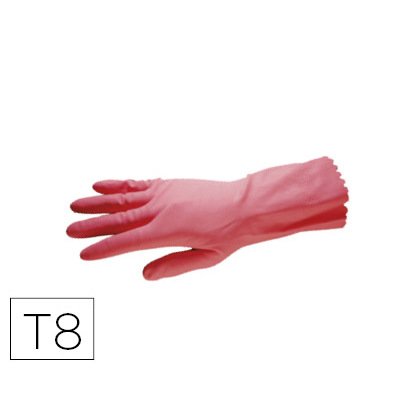 Gant ménage coldis latex naturel epi i norme en420 épaisseur 0.33mm standard taille 8
