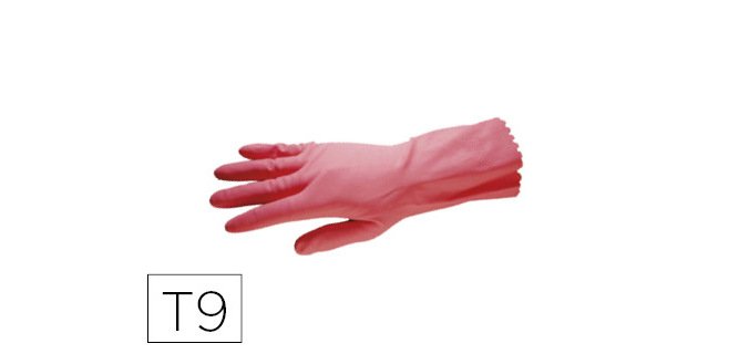 Gant menage coldis latex naturel epi i norme en420 épaisseur 0.33mm standard taille 9