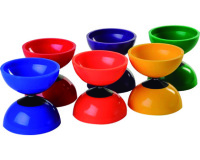 Diabolo plastico rototech big en plastique avec baguettes + livret axe vissé diamètre 10cm