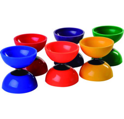 Diabolo plastico rototech big en plastique avec baguettes + livret axe vissé diamètre 10cm